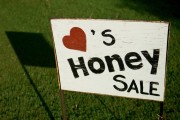 Dan and Janet Hart (members of Heart of Illinois Beekeepers Association) sell honey from their home in Brimfield, Illinois.