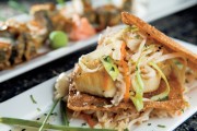 Scallops and Sushi from Tapa La Lunas