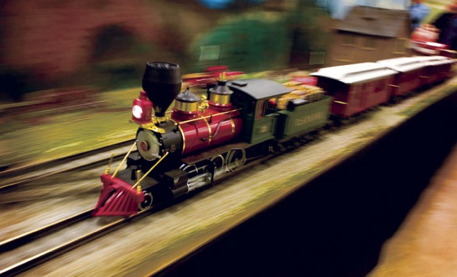 Hear the Train Whistle Blow at Chicago’s Winter Flower and Train Show