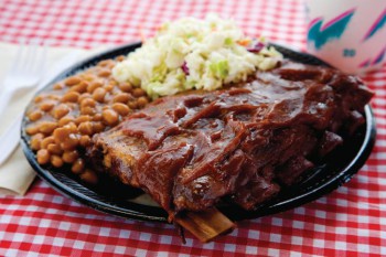 The Smokey Pig in Martinsville, VA, is said to have the best ribs in all of Martinsville.