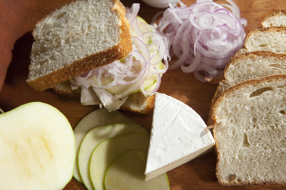 Toasted Turkey and Brie Sandwiches