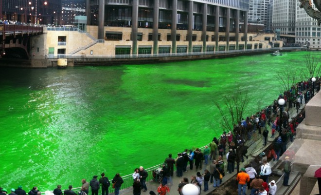 St. Patrick’s Day Turns Chicago’s River Green