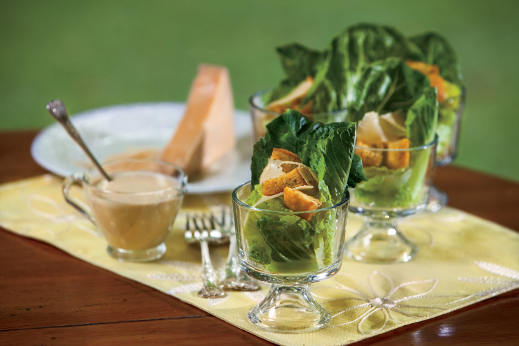 Caesar Salad in a Glass
