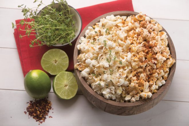 Cayenne and Lime Popcorn