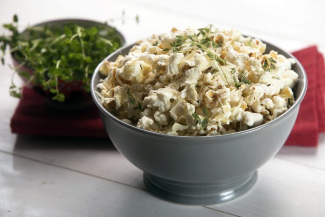 Parmesan and Thyme Popcorn