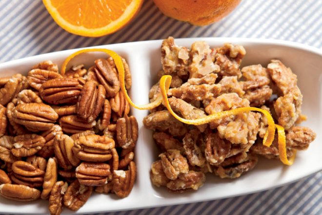 Orange-Glazed Pecans