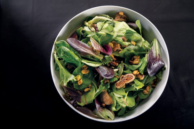Mixed Green Salad with Figs