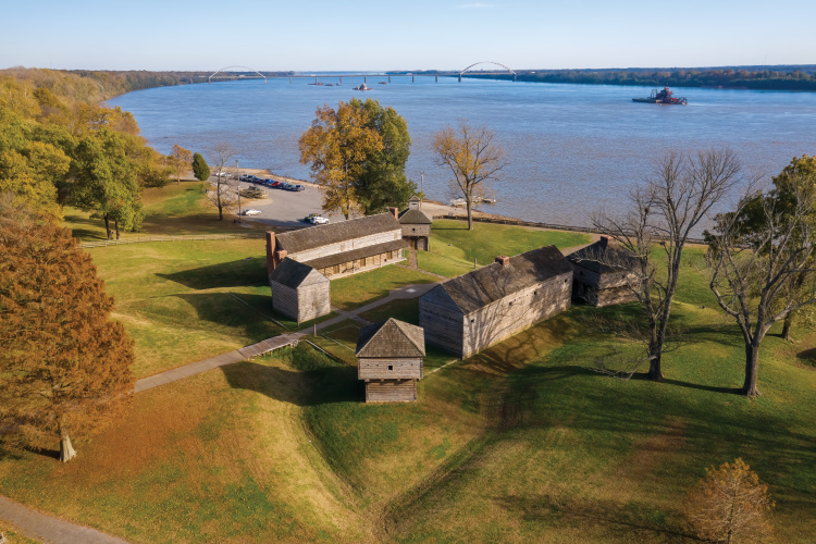 Fort Massac State Park in Metropolis, Illinois.