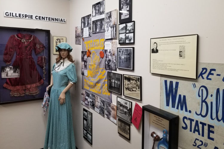 Illinois Coal Museum at Gillespie women's right to vote centennial exhibit