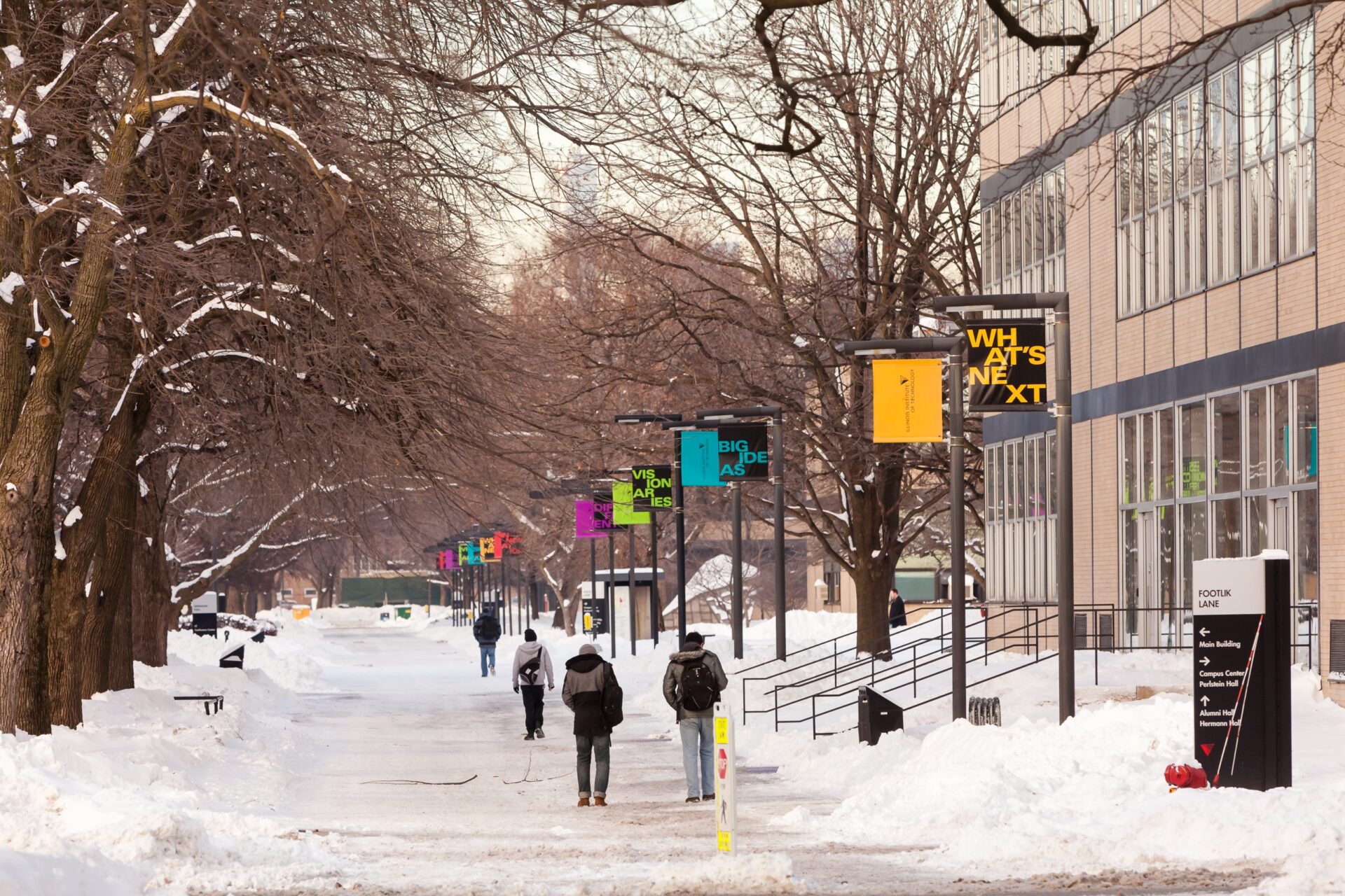 Winter IIT Campus Scenes