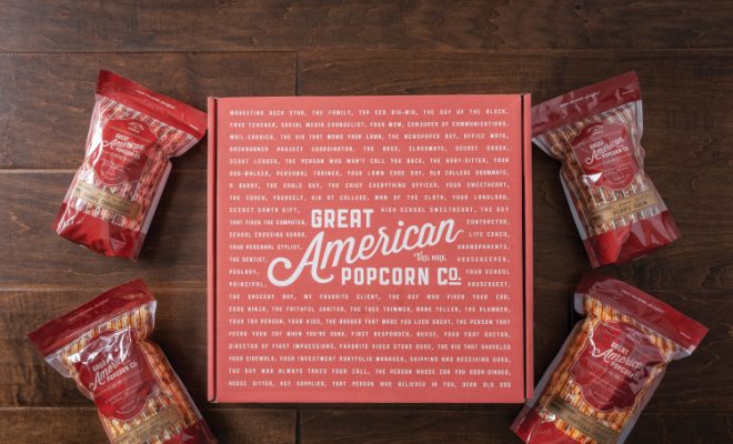 Great American Popcorn Co. gift box