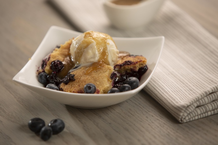 Blueberry Sugar Cookie Crisp