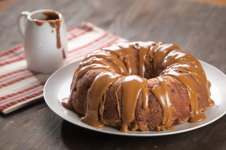 Caramel Apple Bundt Cake