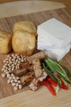 Tofu products from Phoenix Bean made from Illinois soybeans