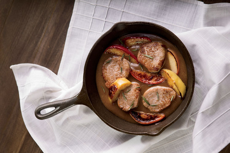 Spiced Maple Apple Pork Medallions