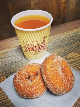 Apple cider and donuts