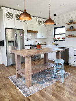 Sangamon Reclaimed kitchen island