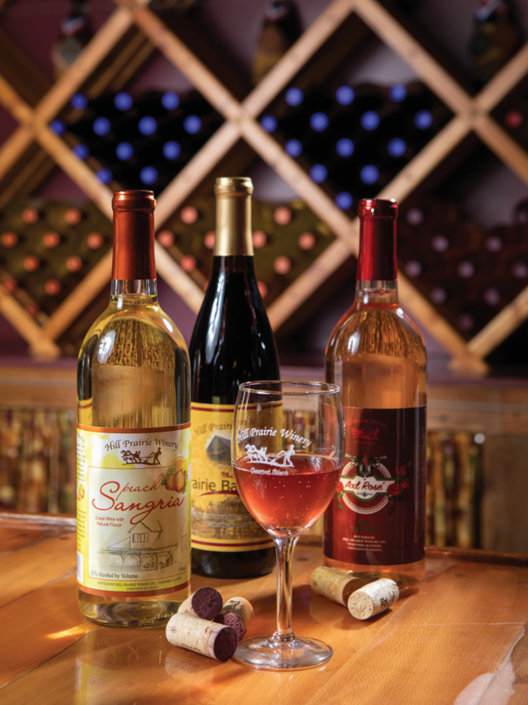 Wine from the Hill Prairie Winery