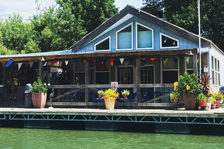 Exterior of Tall Timbers Marina