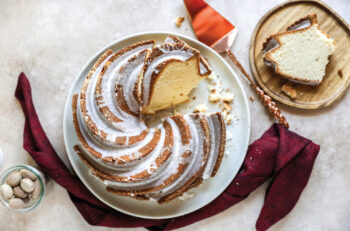 holiday party recipes for Eggnog Bundt Cake
