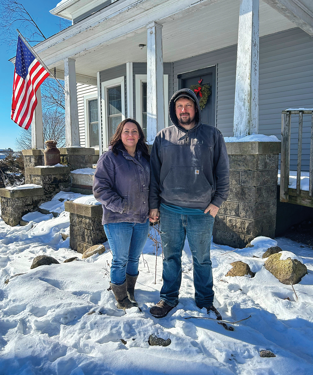 Hannah and Chris McKee raise crops and livestock on their farm in McHenry County and sell their products at Bull Valley Farm Country Store.