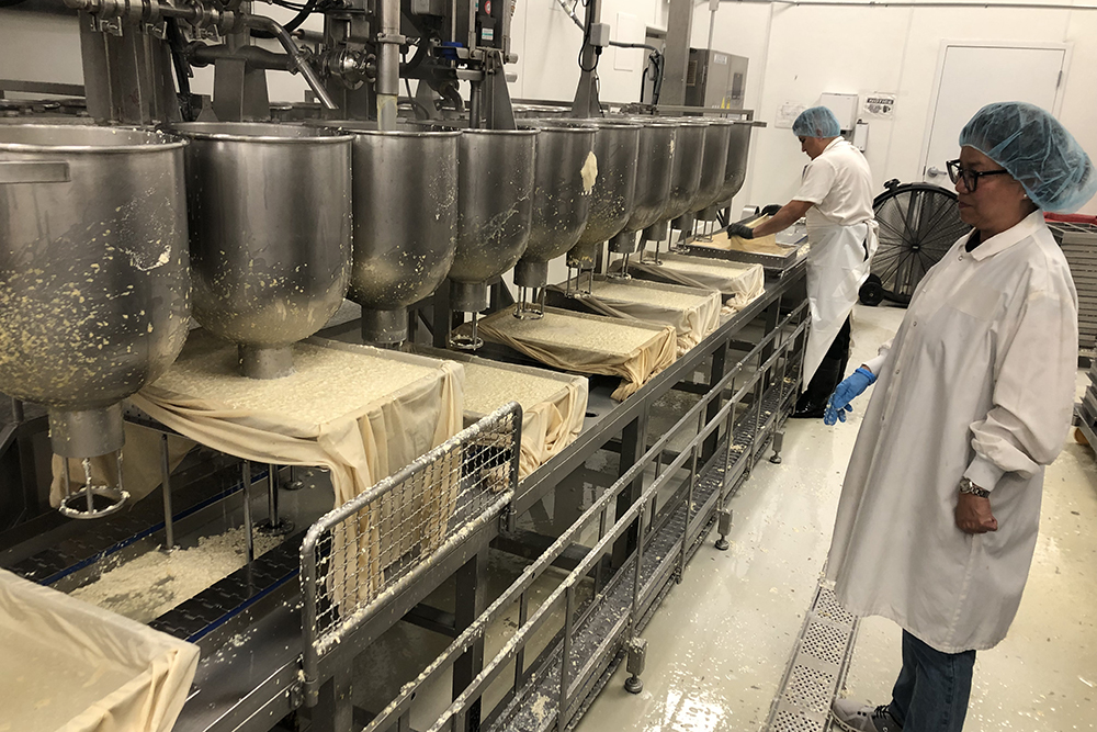 Jenny Yang oversees tofu production at Phoenix Bean