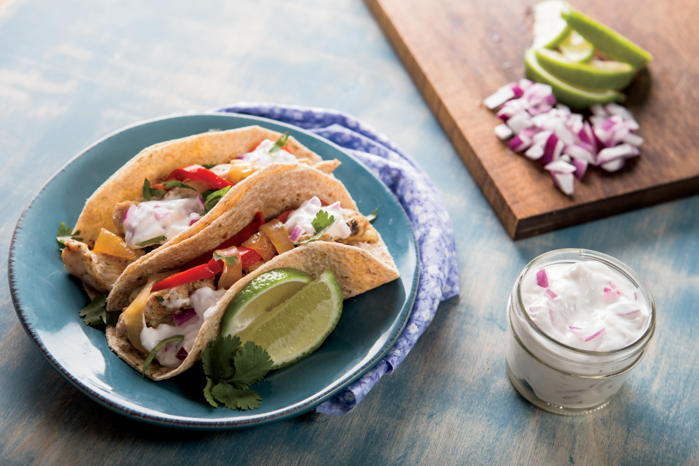 Horseradish Chicken Tacos