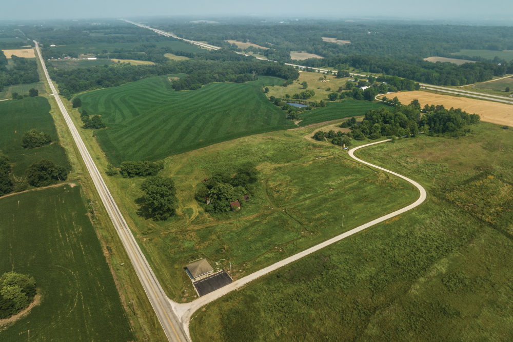 Aerial view of New Philadelphia 
