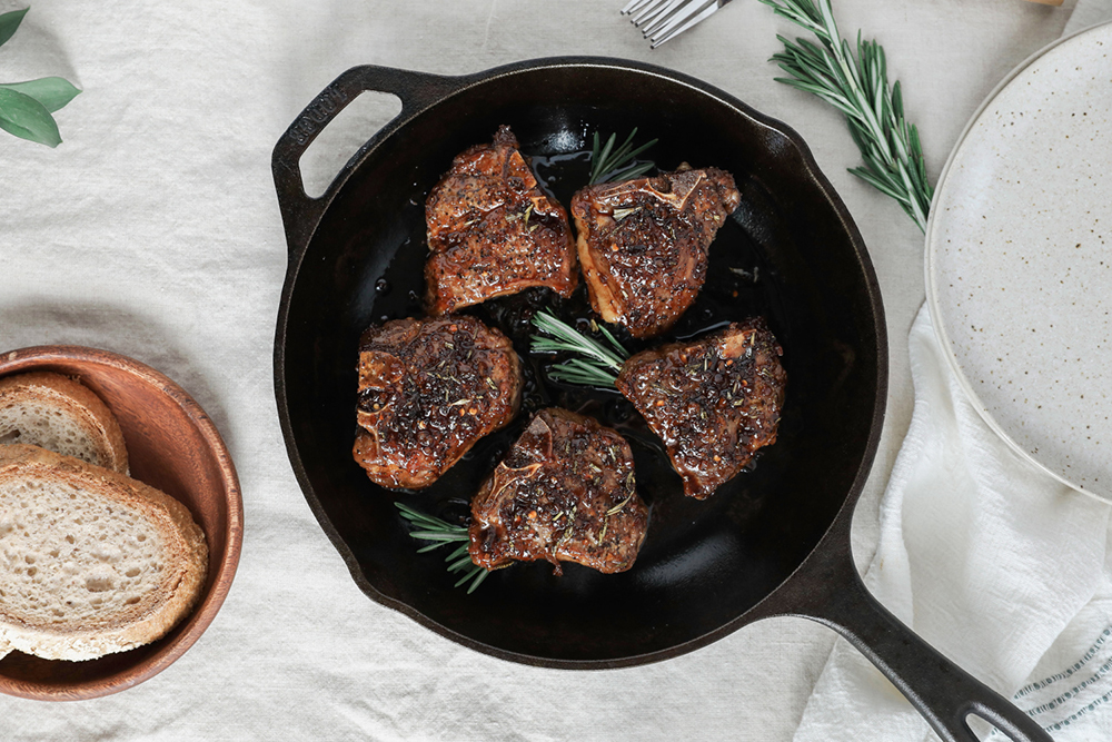 Balsamic-Glazed Lamb Chops