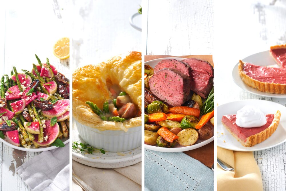 Collage of all four recipes 