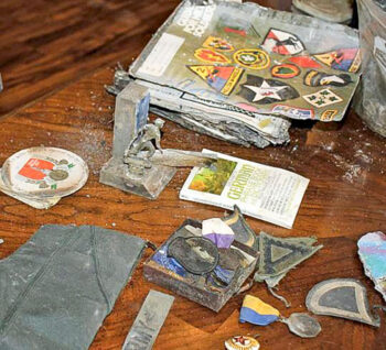 Brad Dearing's military medals and memorabilia