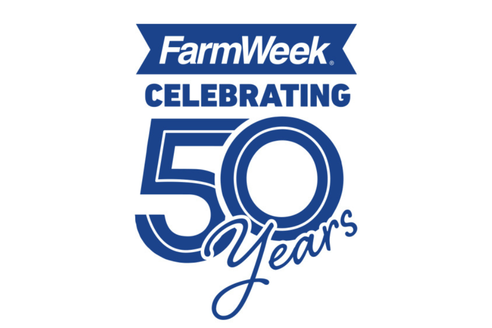 FarmWeek 50th anniversary logo
