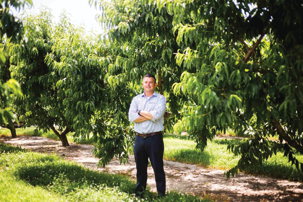 Chris Eckert at his family farm
