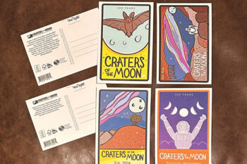 Different National Parks post cards