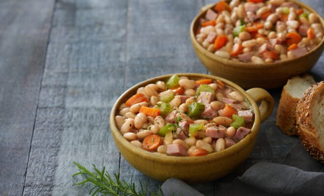 Quick Ham and White Bean Soup