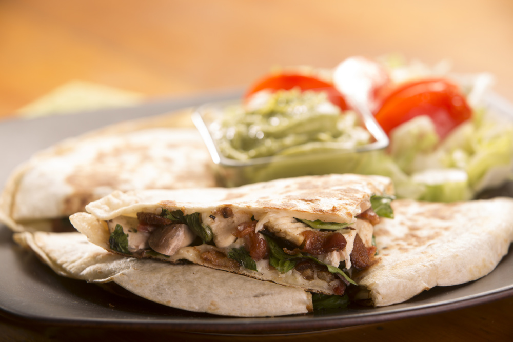 Chicken and Spinach Quesadilla