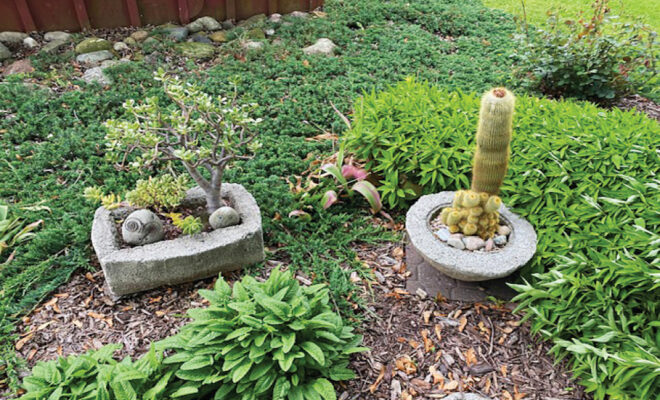 Hypertufa Creates Concrete-Looking Garden Containers Without the Weight