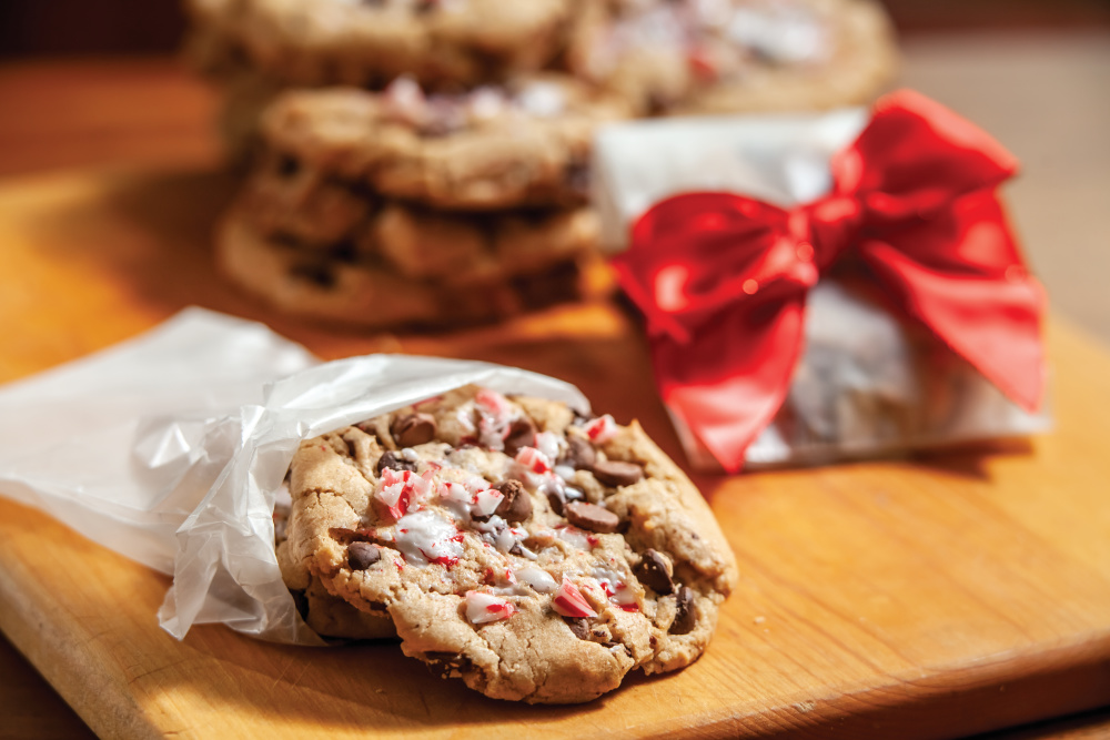 Peppermint Crush Chocolate Chip Cookies
