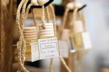Scents from Farm to Wick candles