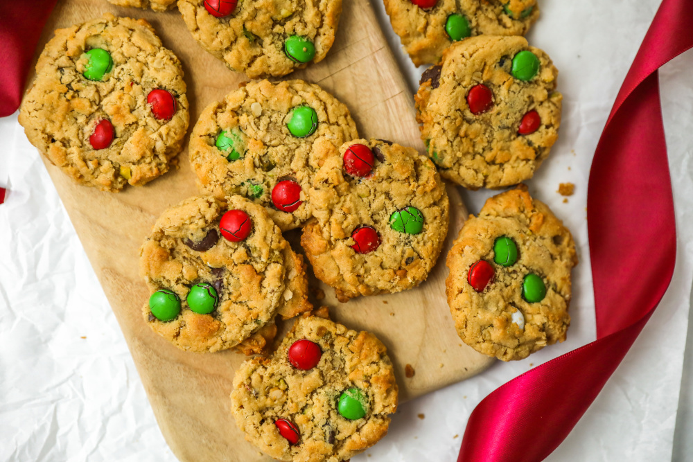 Holiday Monster Cookies