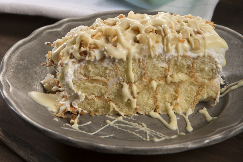 No-Bake Coconut Cream Torte