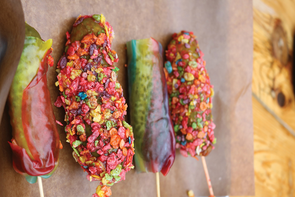 Fancy pickles at the Chicago Pickle Festival