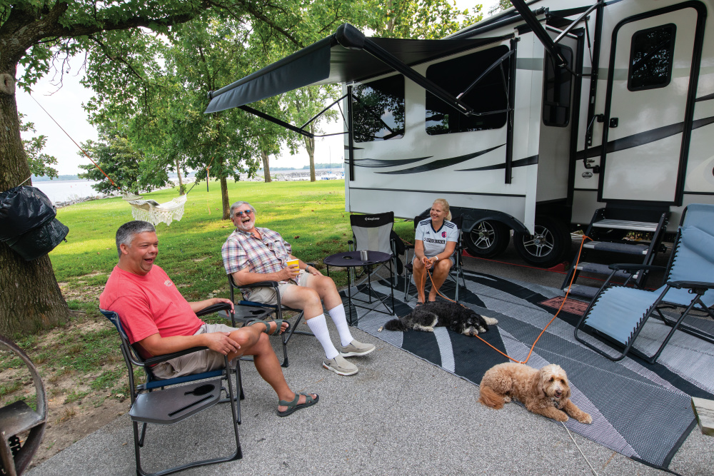 Campground on Carlyle Lake, one of the things to do in Clinton County