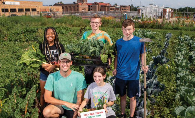Freeport Student Garden Sows Solutions for the Community
