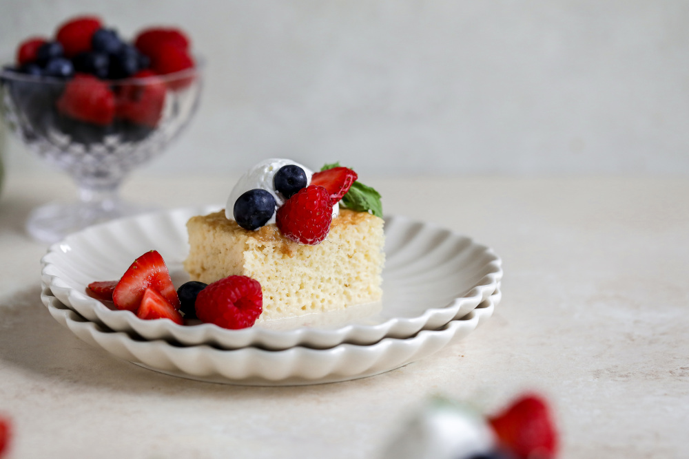 Tres Leches Cake with Fresh Berries