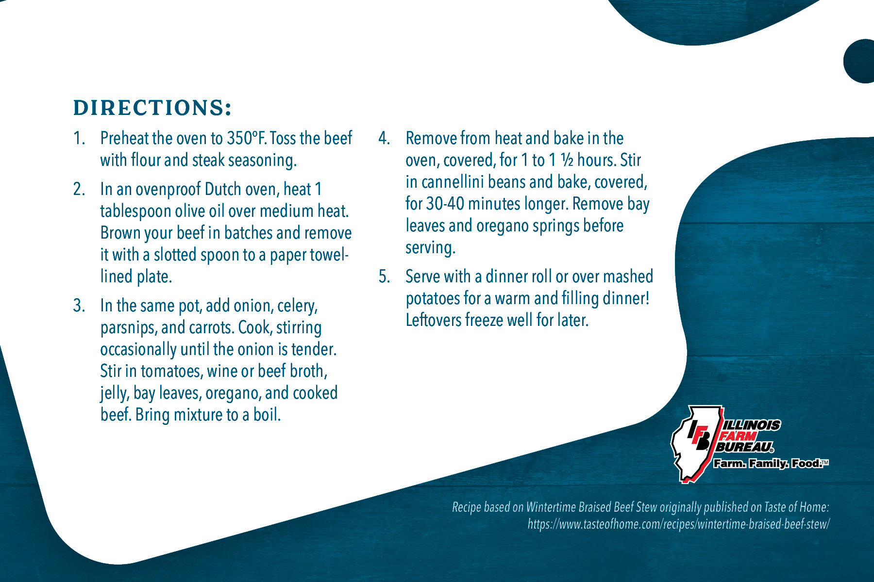 beef stew recipe instructions