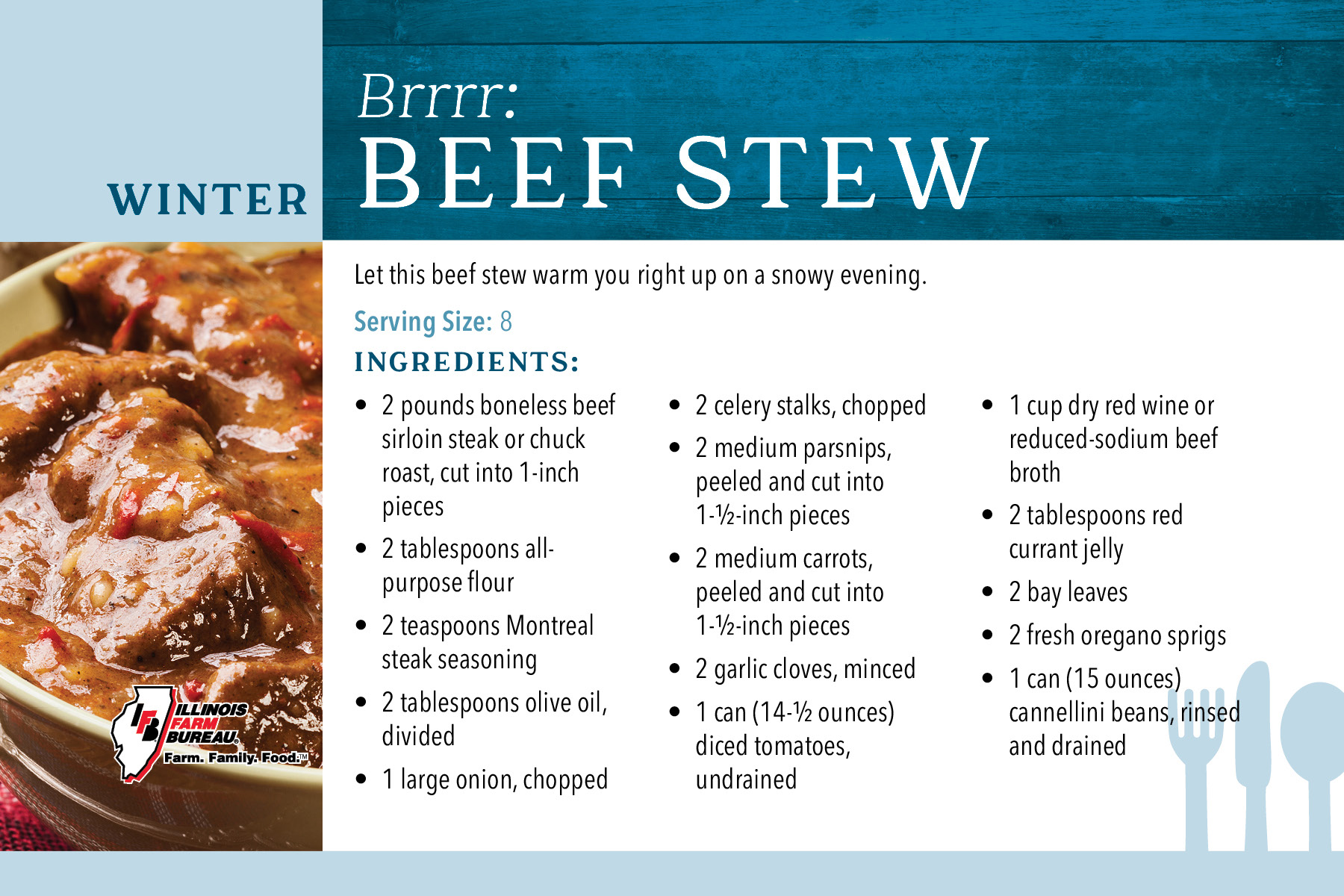 beef stew recipe ingredients