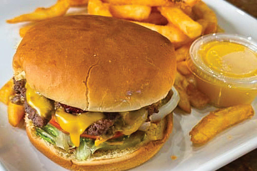 Dairy King burger and fries