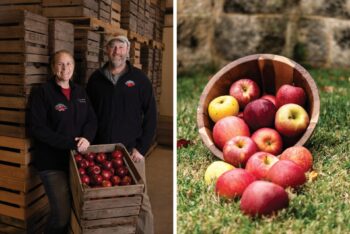 Siblings Jennifer Beaver and Craig Tanner run Tanners Orchard in Speer.