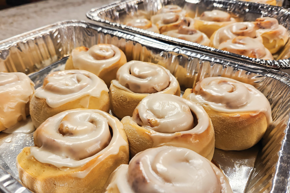 Joanie's cinnamon rolls, a holiday tradition in her family 